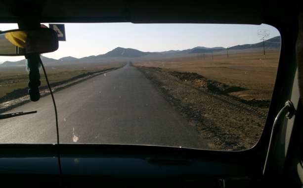 Auf dem Weg in die Steppe